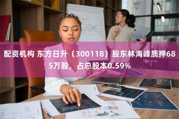 配资机构 东方日升（300118）股东林海峰质押685万股，占总股本0.59%